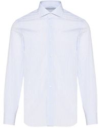 Barba Napoli - Striped Button-Down Shirt - Lyst