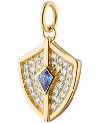 Monica Rich Kosann - Collier Fearless Serti De Saphirs Et De Diamants - Lyst