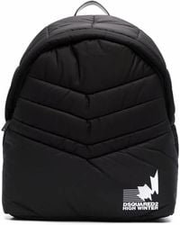 DSquared² - Zaino Imbottito Con Stampa Logo - Lyst