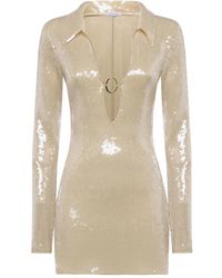 Oséree - Marylin Ring-Detail Mini Dress - Lyst