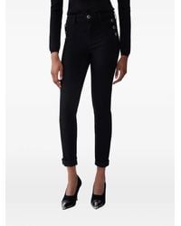 Liu Jo - Skinny Jeans With Decorative Buttons - Lyst