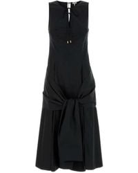 Loewe - Poplin Dress Cotton - Lyst