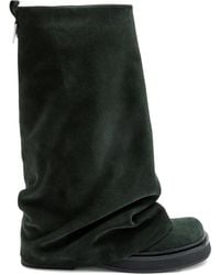 The Attico - Robin Combat Slouch Boots - Lyst