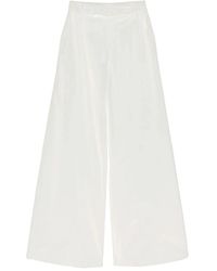 FEDERICA TOSI - Cotton Trousers - Lyst