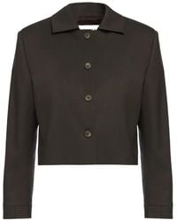 MEDEA - Giacca Crop Con Polsini Destrutturati - Lyst