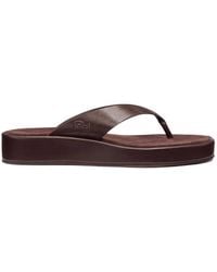 Reformation - Platform Thong Eden Sandals - Lyst