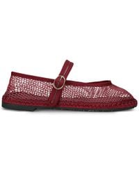 Flabelus - Isabella Buckle-Strap Ballet Flats - Lyst