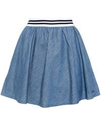 Chocoolate - Logo-Embroidered Cotton Skirt - Lyst