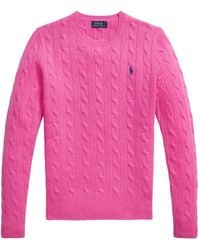 Polo Ralph Lauren - Cable-Knit Crew-Neck Sweater - Lyst