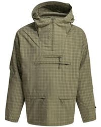 Daiwa Pier39 - Check-Pattern Hooded Coat - Lyst