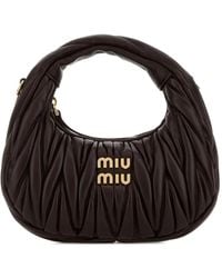 Miu Miu - Mini Sac À Main Wander En Cuir Nappa - Lyst