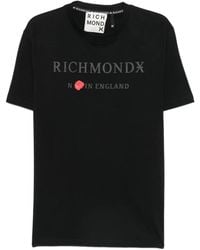 John Richmond - Logo-Print Cotton T-Shirt - Lyst