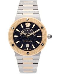 Versace - Orologio Greca Moonphase 38Mm - Lyst