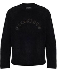 AllSaints - Curv Embroidered Sweater - Lyst