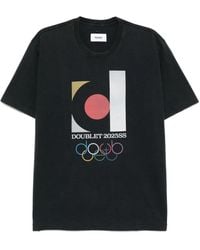 Doublet - T-Shirt mit grafischem Print - Lyst