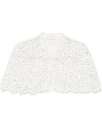 Adamaris - Sequin-Embroidered Lace Jacket - Lyst