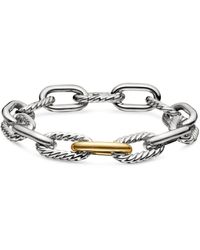 David Yurman - Bracelet Dy Madison En 18Ct Et Argent Sterling (11 Mm) - Lyst