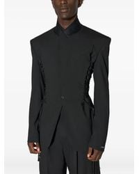 Mugler - Giacca Con Spalline Imbottite - Lyst