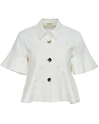 Alexis - Nika Bell-Sleeve Buttoned Top - Lyst
