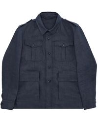 Fortela - Owen Linen Safari Shirt Jacket - Lyst