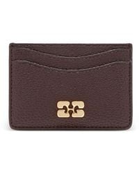 Ganni - Portacarte Bou Con Logo - Lyst