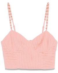 FARM Rio - Plissé-Effect Tank Top - Lyst