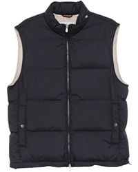 Brunello Cucinelli - Quilted Zip-Up Jacket - Lyst