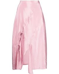 Rejina Pyo - Joey Draped Midi Skirt - Lyst