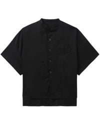 Y's Yohji Yamamoto - Short-sleeve Cotton Shirt - Lyst