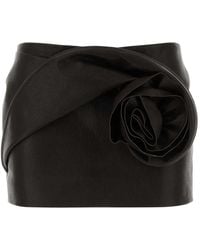 Magda Butrym - Leather Mini Skirt - Lyst