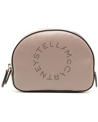 Stella McCartney - Cut Out-logo Zip-up Makeup Bag - Lyst