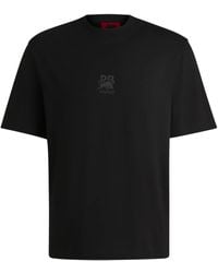 HUGO - X Rb T-Shirt Mit Logo-Patch - Lyst