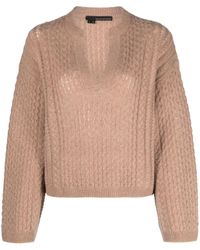 360cashmere - Pullover mit Zopfmuster - Lyst