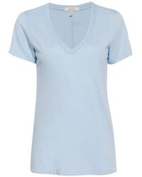 Rag & Bone - V-neck Organic Cotton T-shirt - Lyst