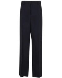 Mantu - Pressed-Crease Straight-Leg Trousers - Lyst