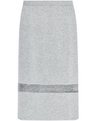Fabiana Filippi - Sequins-Embellished Pencil Midi Skirt - Lyst