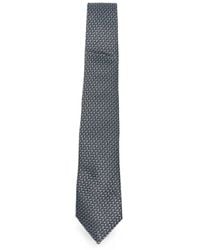 Giorgio Armani - Chevron-Patterned Silk Tie - Lyst