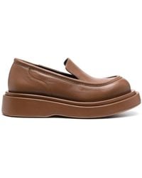 Paloma Barceló - Ariel Leather Loafers - Lyst