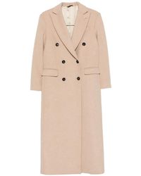 Eraldo - Double-Breasted Peaked-Lapel Coat - Lyst