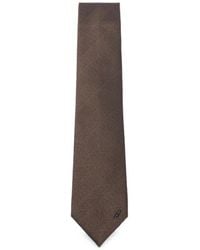 Brioni - Herringbone-Pattern Silk Tie - Lyst