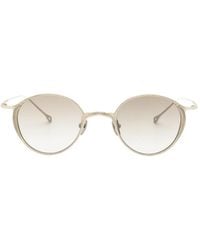 Rigards - Round-Frame Textured-Finish Sunglasses - Lyst
