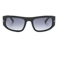 DSquared² - Icon Rectangle-frame Sunglasses - Lyst