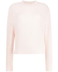 Fabiana Filippi - Crew-Neck Pointelle-Knit Jumper - Lyst