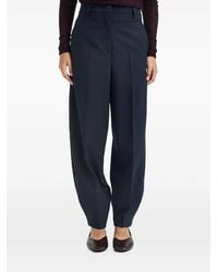 Semicouture - Pleated Tapered Trousers - Lyst