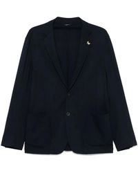 Tombolini - Brooch-Detail Blazer - Lyst