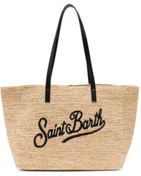 MC2 Saint Barth - Raffia City Tote Bag - Lyst