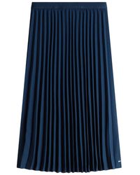 Tommy Hilfiger - Pleated Midi Skirt - Lyst