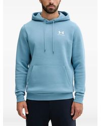 Under Armour - Logo-Embroidered Drawstring Hoodie - Lyst