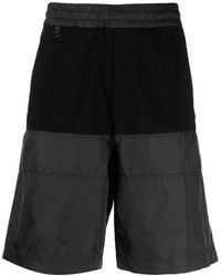 Undercover - Panelled-design Elasticated-waistband Track Shorts - Lyst