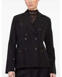 Ibrigu - Button Double-Breasted Jacket - Lyst